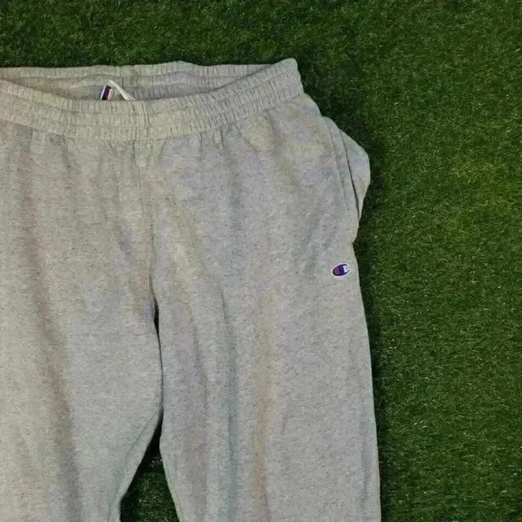 Champion Sweatpants Men's XL Gray  Authentic Athletic Outdoors Stretch Gym Y2k - Picture 3 of 8